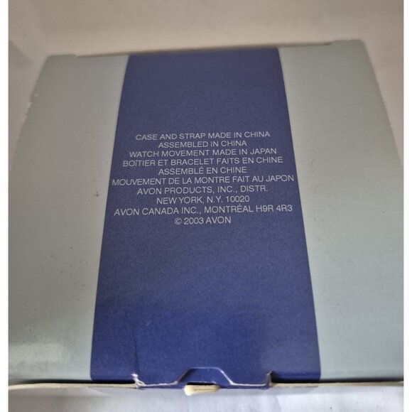 NEW Vtg 2003 Avon Sports Style Mens Watch With Black Strap - Picture 9 of 9